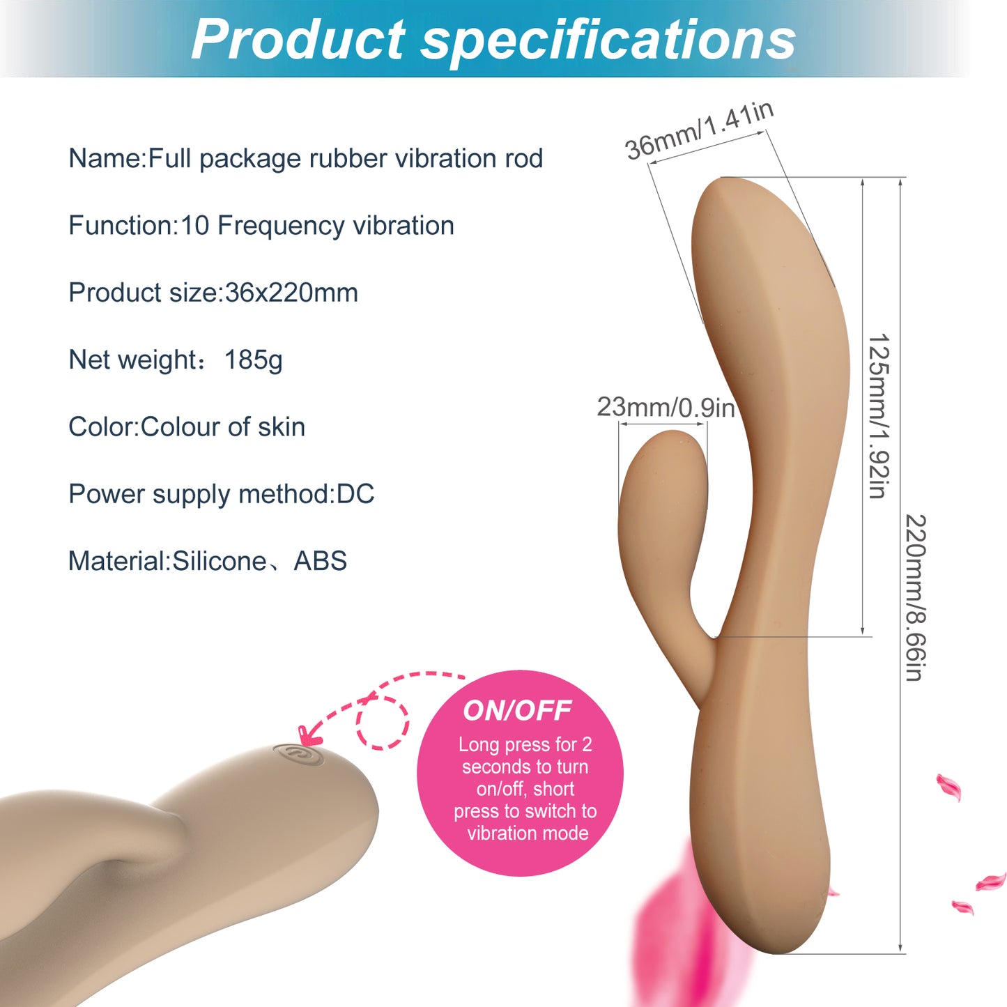 Silicone Sex Toy Dildo Vibrator for Women