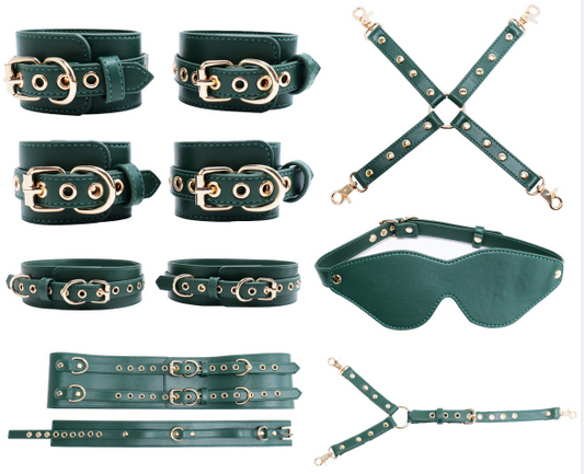 Restraint Kit for BDSM Play -Summer Green AS-BK24008