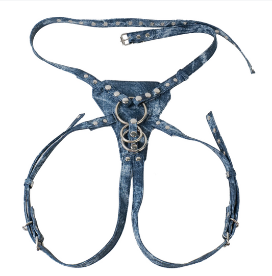 Cowboy Adjustable StrapOn Harness Panty