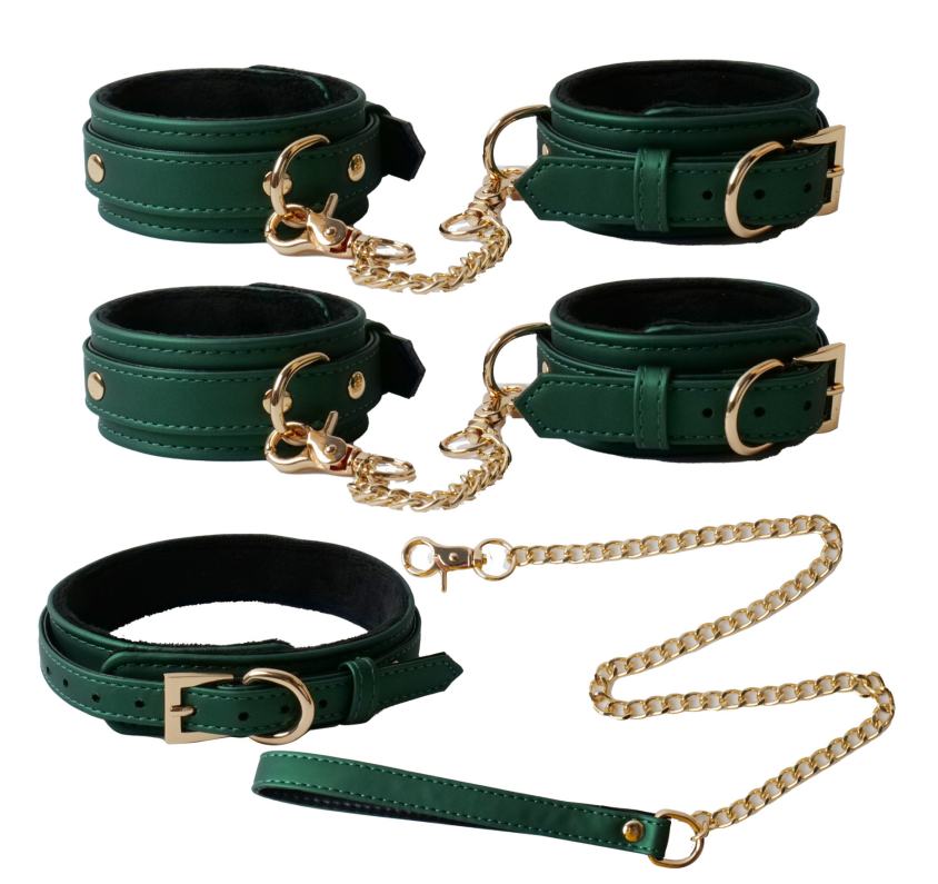 Classic Leather BDSM Restraint Kit