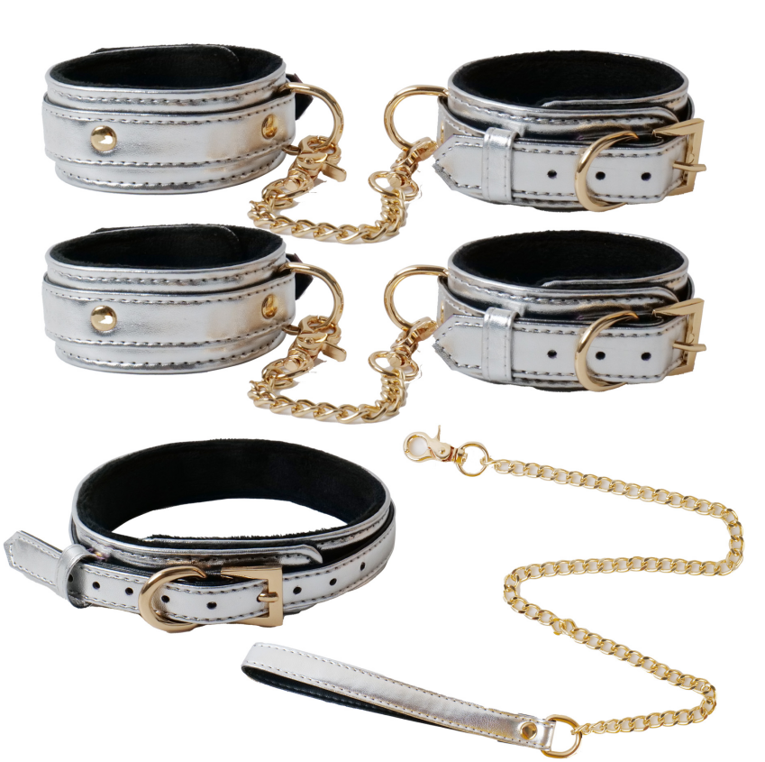 Classic Leather BDSM Restraint Kit