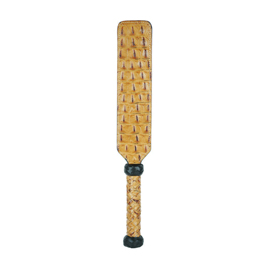 Cow Leather Spanking Paddle Crocodile Pattern